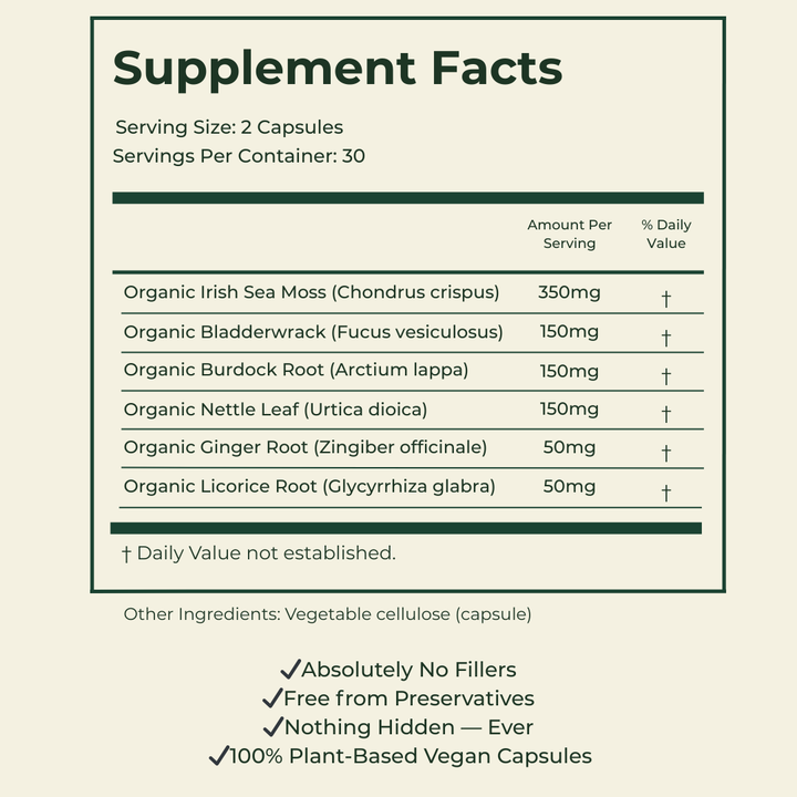 Irish Sea Moss - Alkaline Mineral Blend™