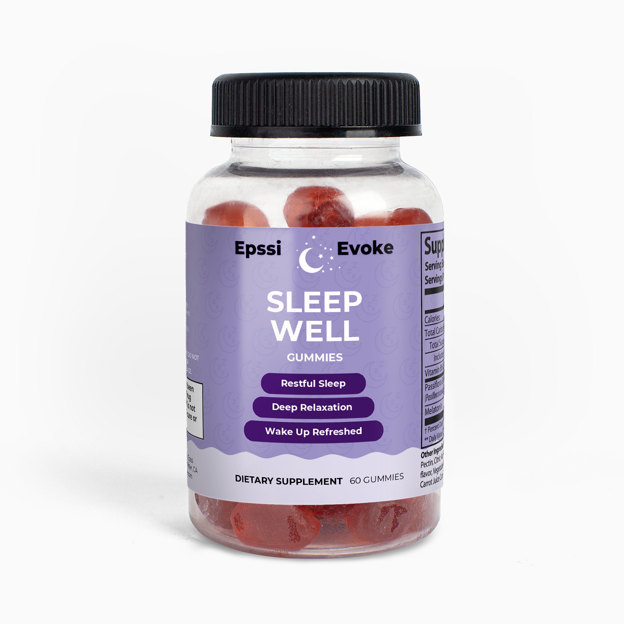 Sleep Well Melatonin Gummies (Adult)